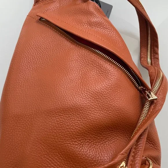Made In Italy Leather Sling Backpack from VALENTINA - Picture 5 of 9